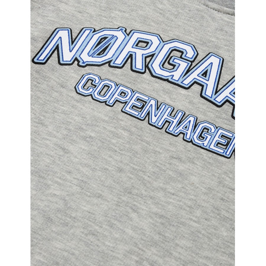 Mads Nørgaard - Sweatshirt - Sonar - Light Grey Melange - Billede 2