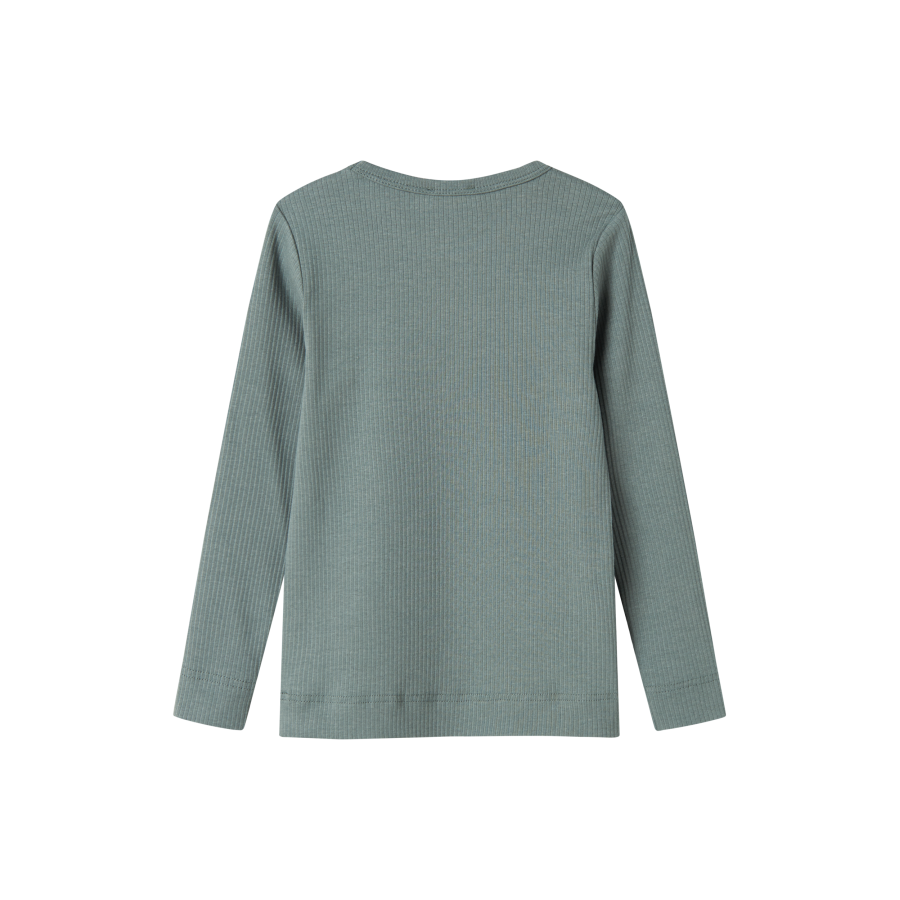 Marmar Copenhagen - Bluse - Modal Rib - Dusty Blue - Billede 2
