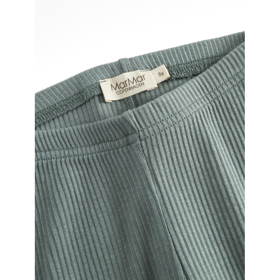 Marmar Copenhagen - Leggings - Modal Rib - Dusty Green - Billede 3