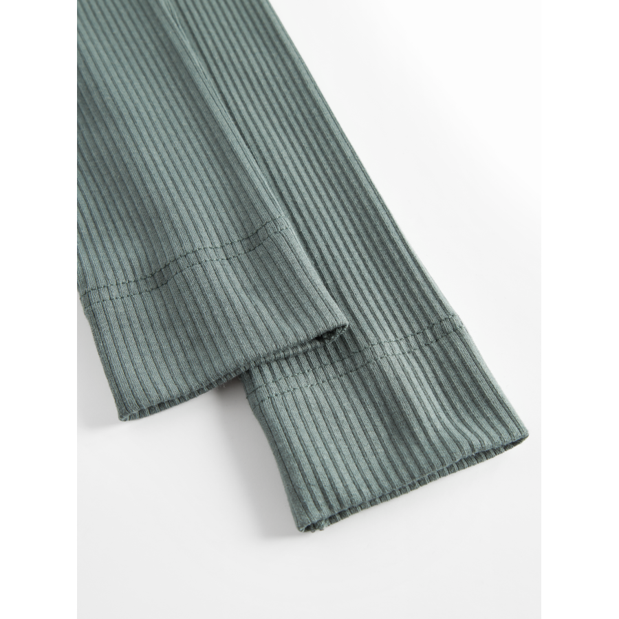 Marmar Copenhagen - Leggings - Modal Rib - Dusty Green - Billede 4
