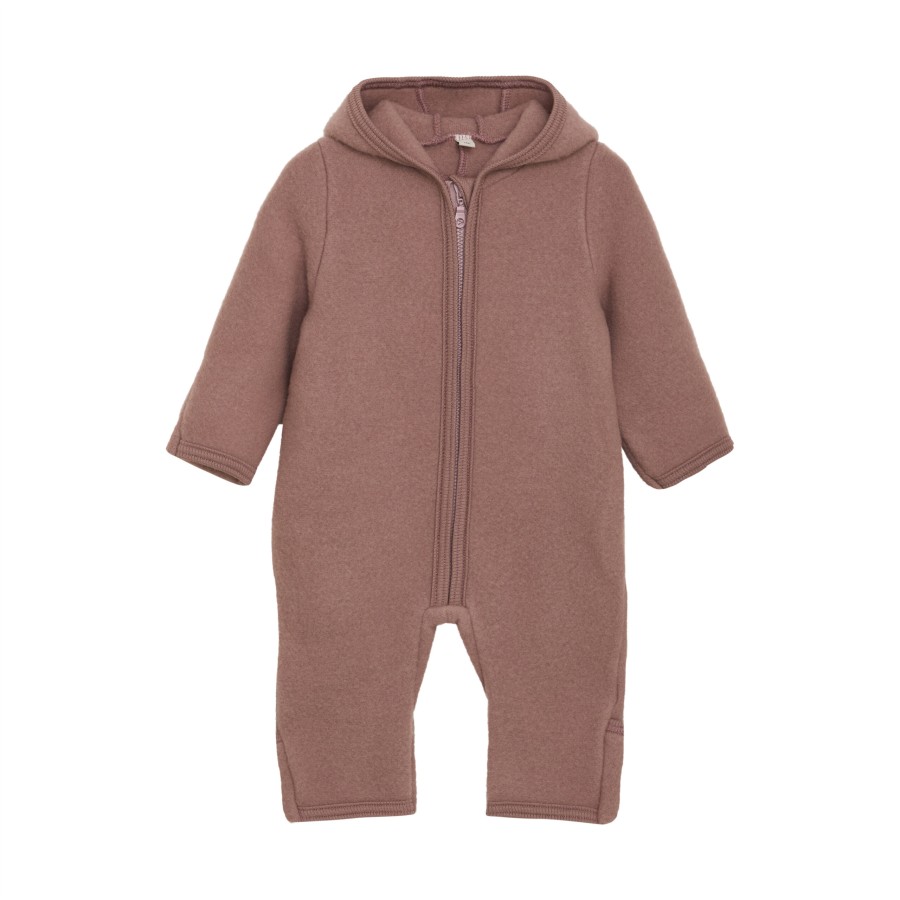 Huttelihut - Fleece Køredragt m. kaninører - Uld - Burlwood - Billede 4