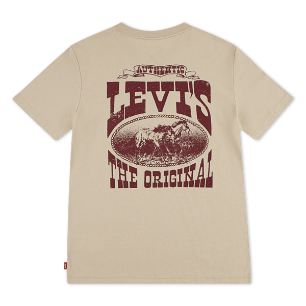 Levis - T-shirt - Galloping Free - White Pepper