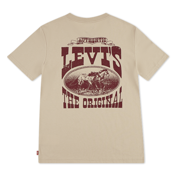Levis - T-shirt - Galloping Free - White Pepper