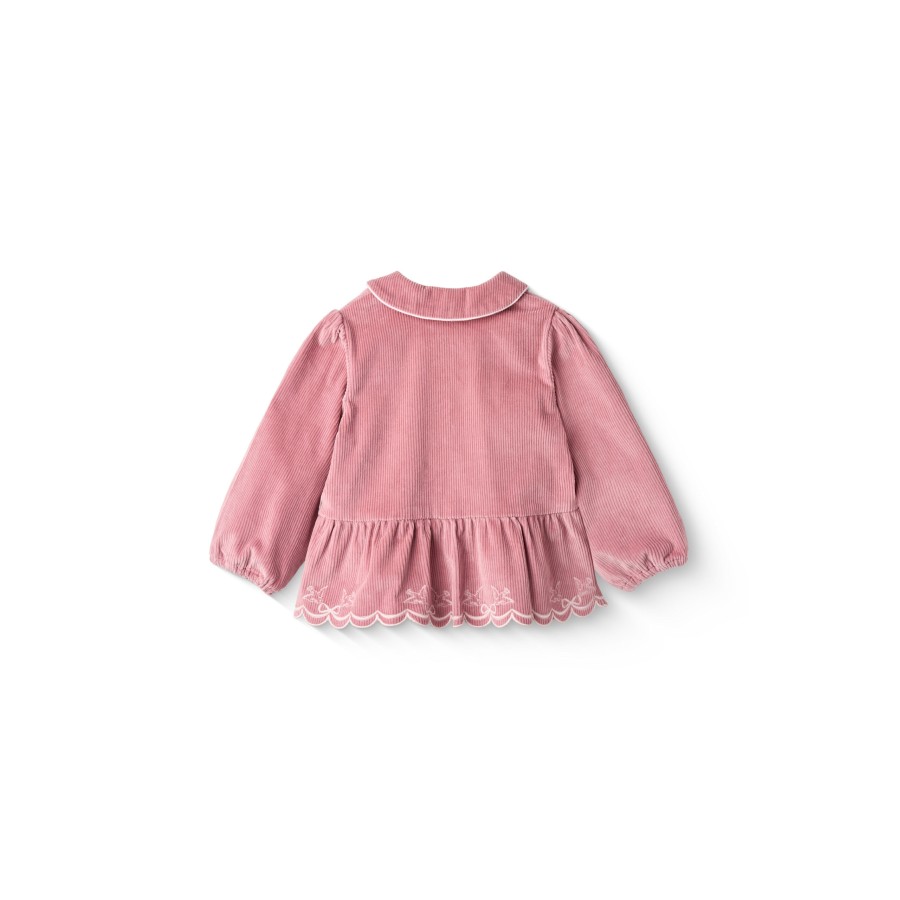 Copenhagen Colors - Skjorte - Corduroy  - Rose Combi - Billede 7