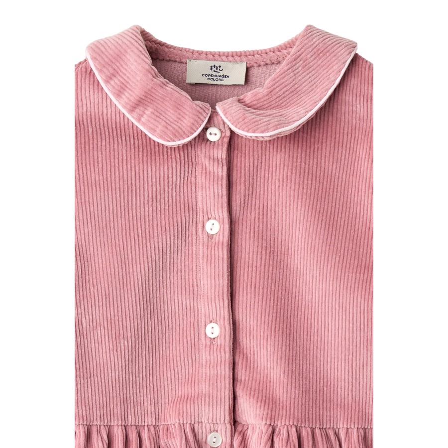 Copenhagen Colors - Skjorte - Corduroy  - Rose Combi - Billede 5