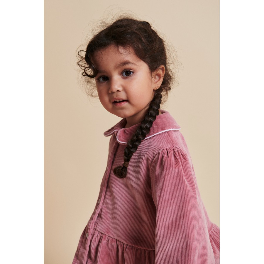 Copenhagen Colors - Skjorte - Corduroy  - Rose Combi - Billede 3