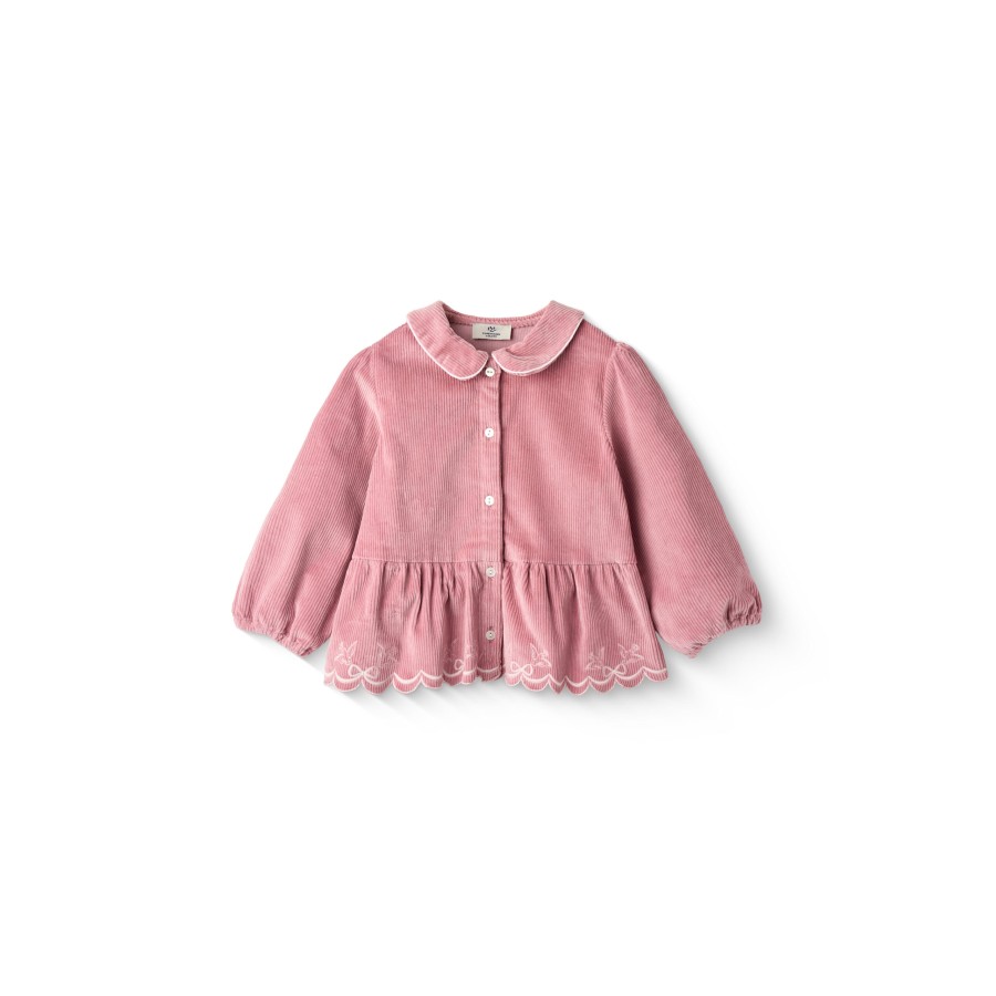 Copenhagen Colors - Skjorte - Corduroy  - Rose Combi - Billede 4