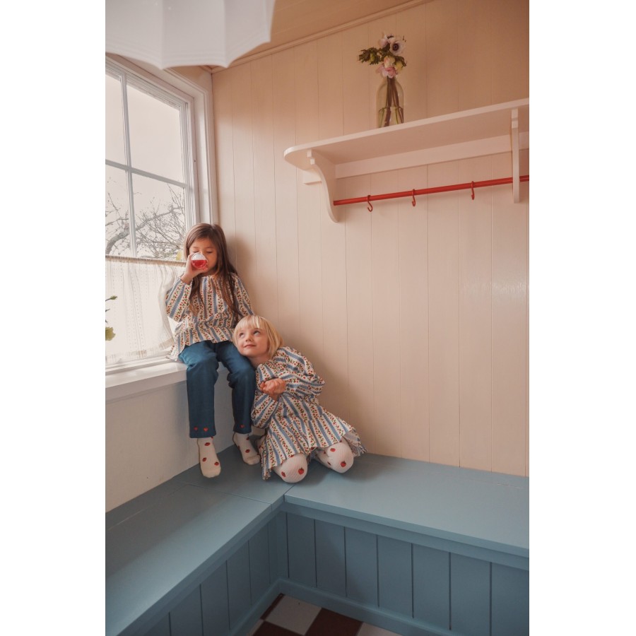 Flöss - Denim Buks - Vilma - Mid Blue Strawberry - Billede 2