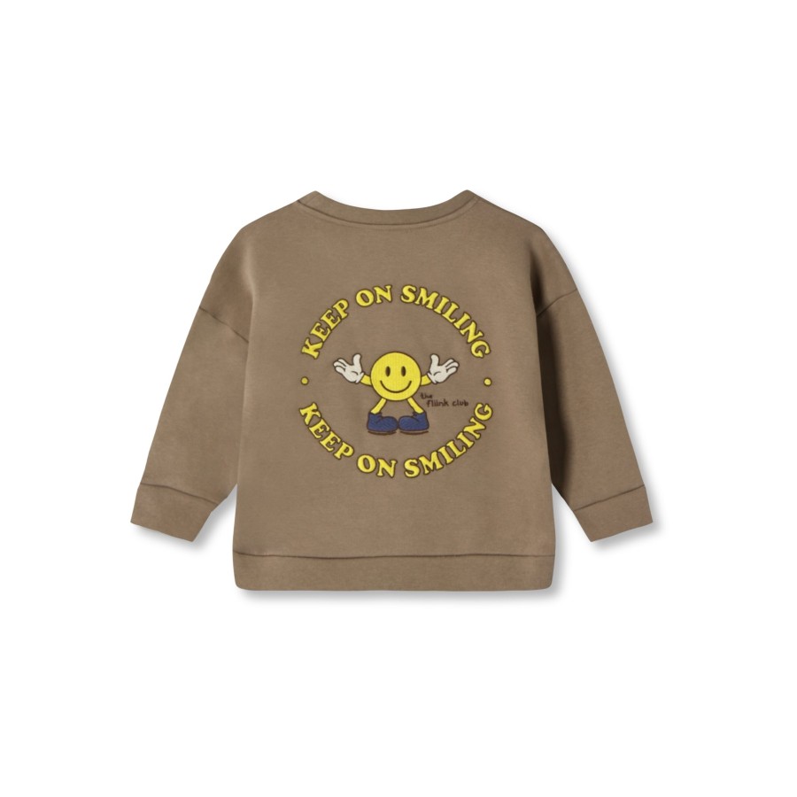 FLIINK - Sweatshirt - Alvin Smiley - Pine Bark - Billede 6