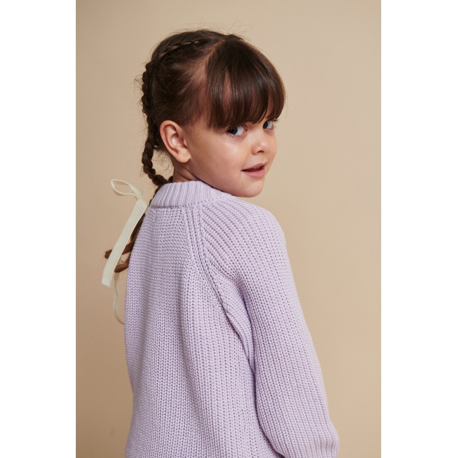 Copenhagen Colors - Strik bluse - Lavender - Billede 3