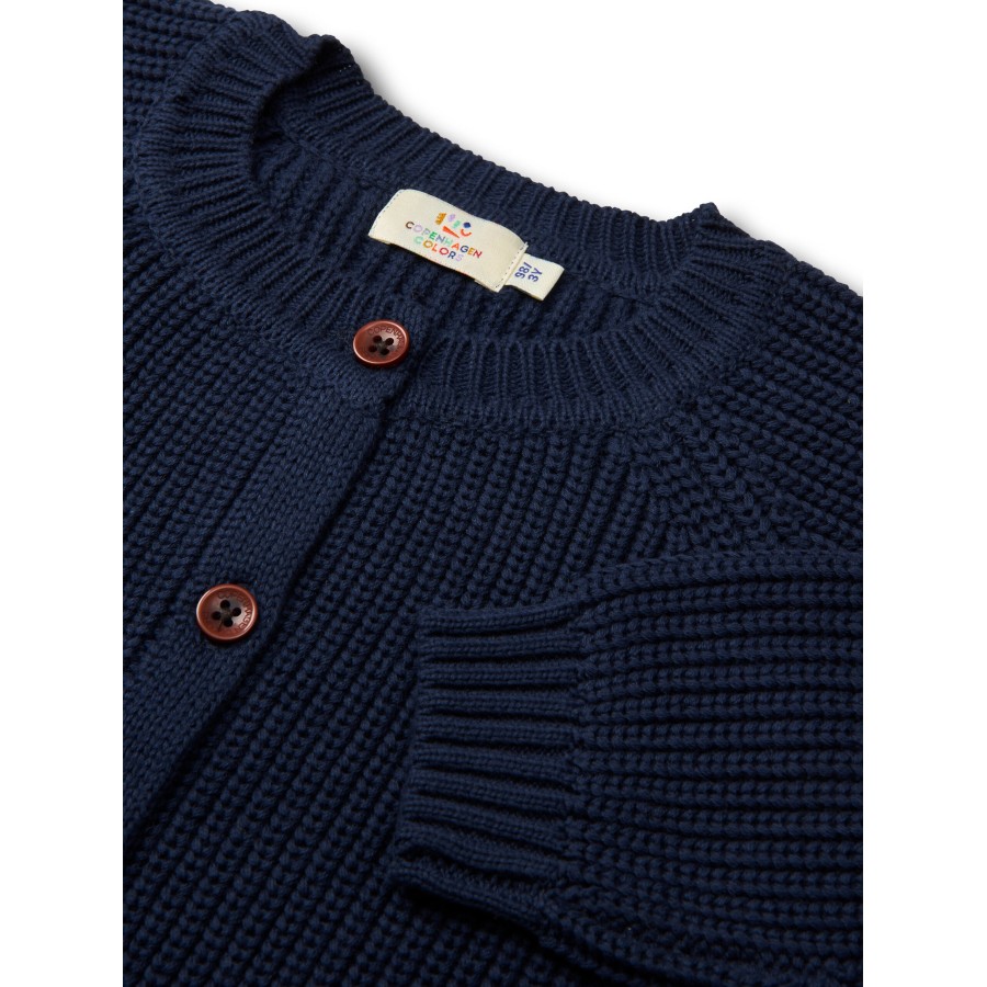 Copenhagen Colors - Strik cardigan - Navy - Billede 2