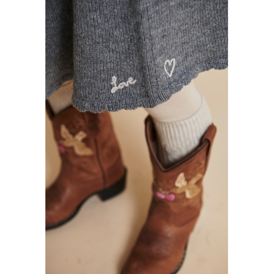 Copenhagen Colors x Bootstock - Cowboy støvle - Limited - Cognac Dove - Billede 10