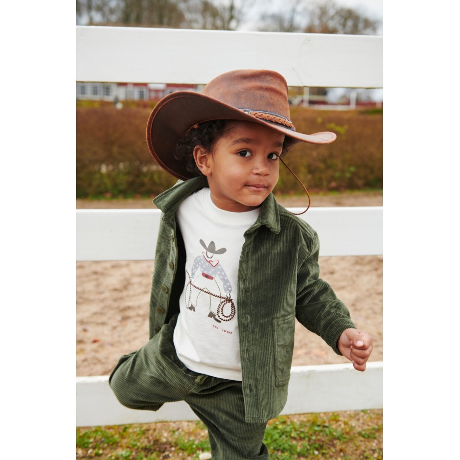 Copenhagen Colors - Bluse - Cowboy - Cream - Billede 4