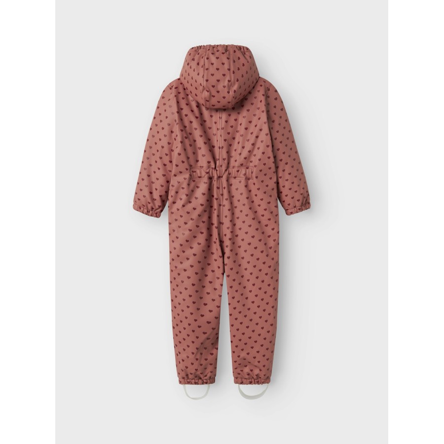 Lil' Atelier - Gummi Flyverdragt - Ladry10 Snowsuit - Withered Rose - Billede 7