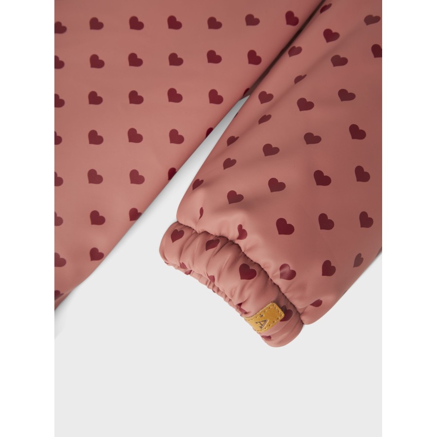 Lil' Atelier - Gummi Flyverdragt - Ladry10 Snowsuit - Withered Rose - Billede 5