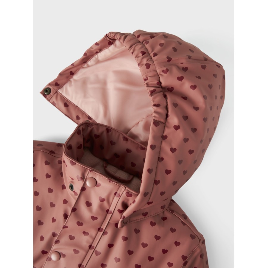 Lil' Atelier - Gummi Flyverdragt - Ladry10 Snowsuit - Withered Rose - Billede 3