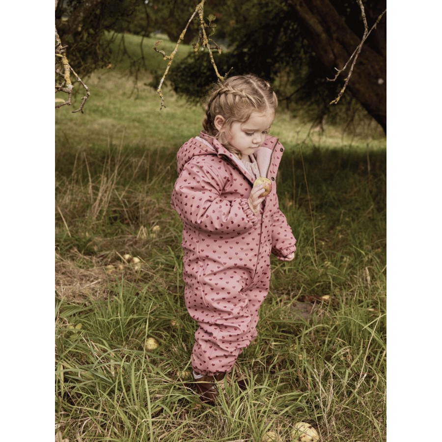Lil' Atelier - Gummi Flyverdragt - Ladry10 Snowsuit - Withered Rose