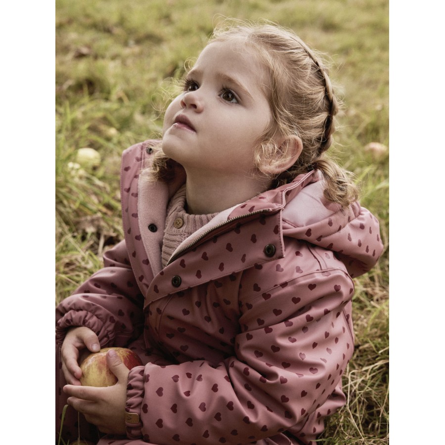 Lil' Atelier - Gummi Flyverdragt - Ladry10 Snowsuit - Withered Rose - Billede 2
