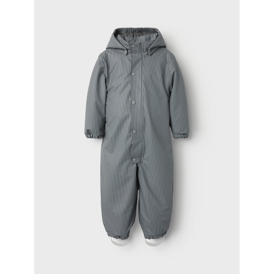 Lil' Atelier - Gummi Flyverdragt - Lasnow10 Snowsuit - Ultimate Grey