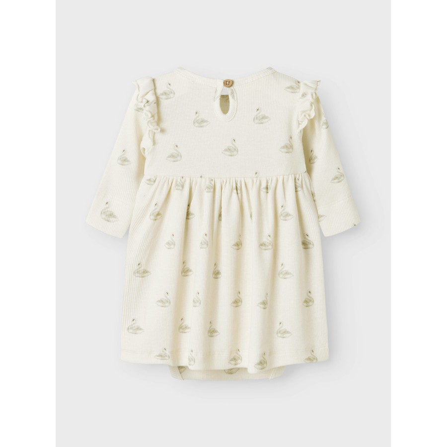 Lil' Atelier - Kjole m. body - Gavo Ege - Pastel Parchmen Swan - Billede 3