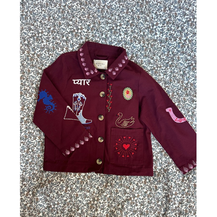 Sissel Edelbo Mini – Jakke – Oda – Burgundy - Billede 3