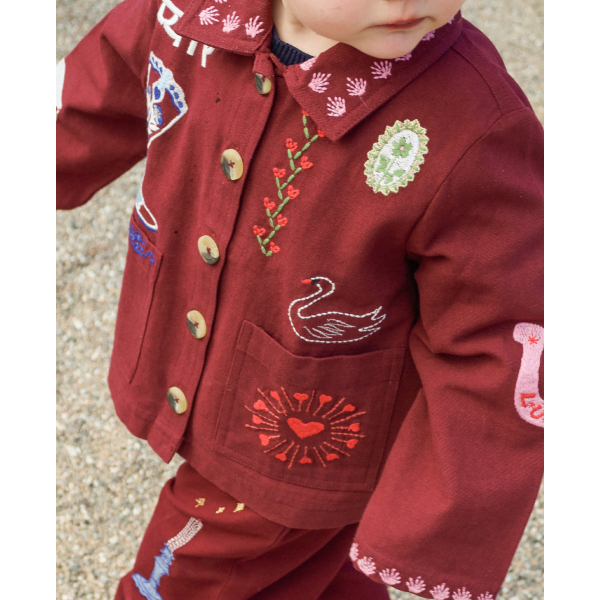 Sissel Edelbo Mini – Jakke – Oda – Burgundy