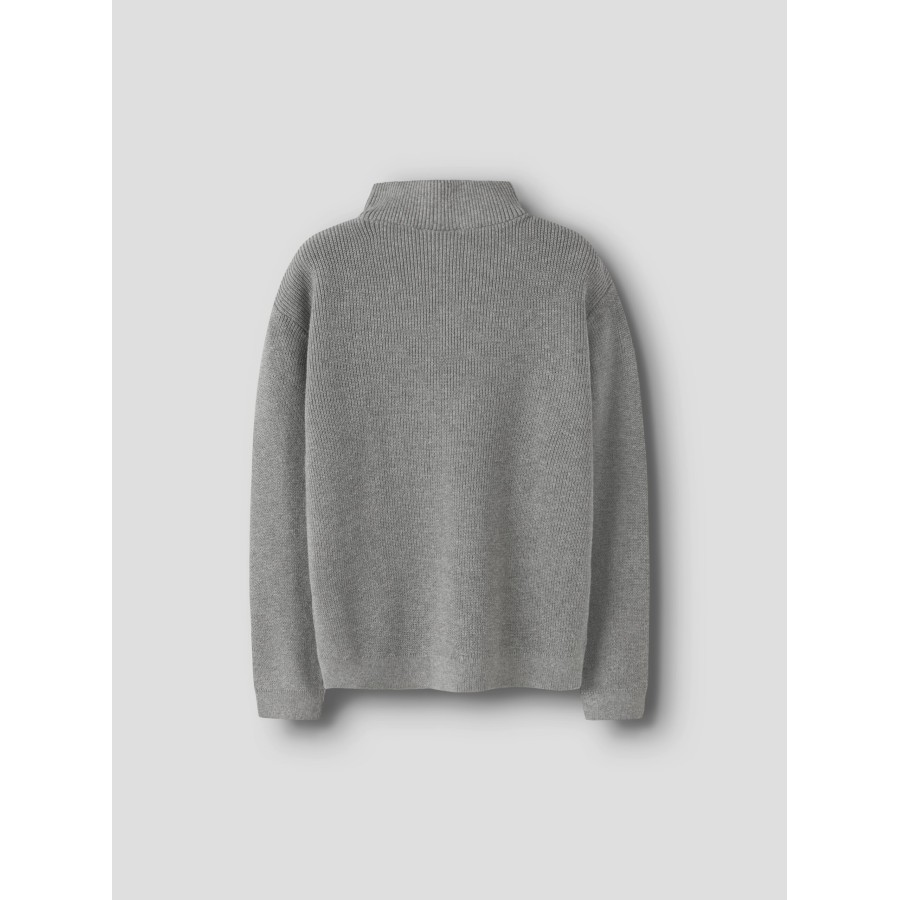 Name It - Strik - Nesolle - Grey Melange - Billede 3