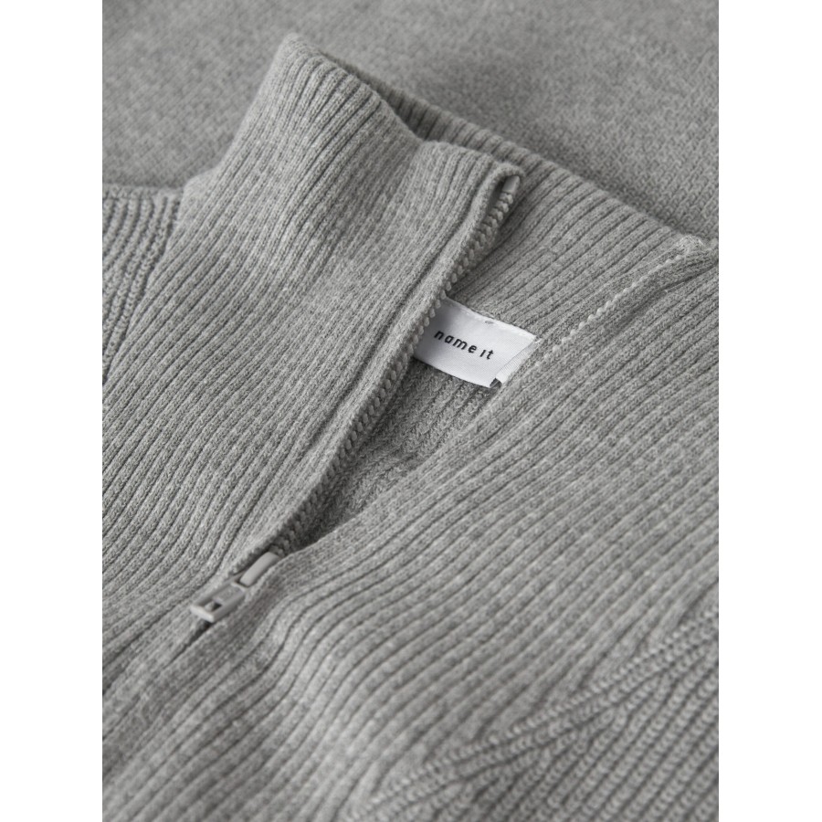 Name It - Strik - Nesolle - Grey Melange - Billede 2