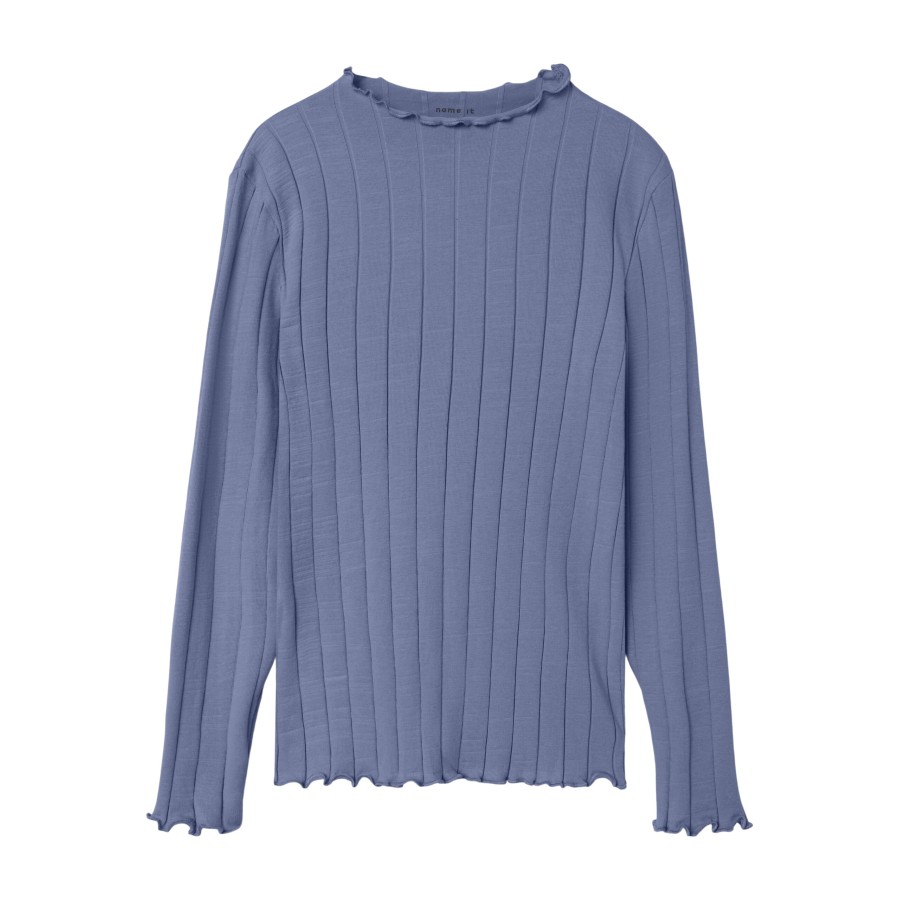 Name It - Bluse - Noline - Blue Ice