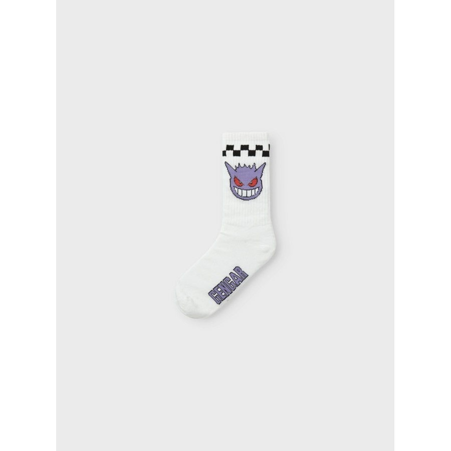 Name It – 3-pak Strømper – Janaka Pokemon – Bright White - Billede 2