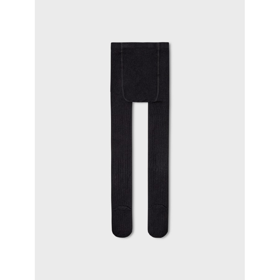 Name It - Strømpebuks - Glitter Rib - Black - Billede 2