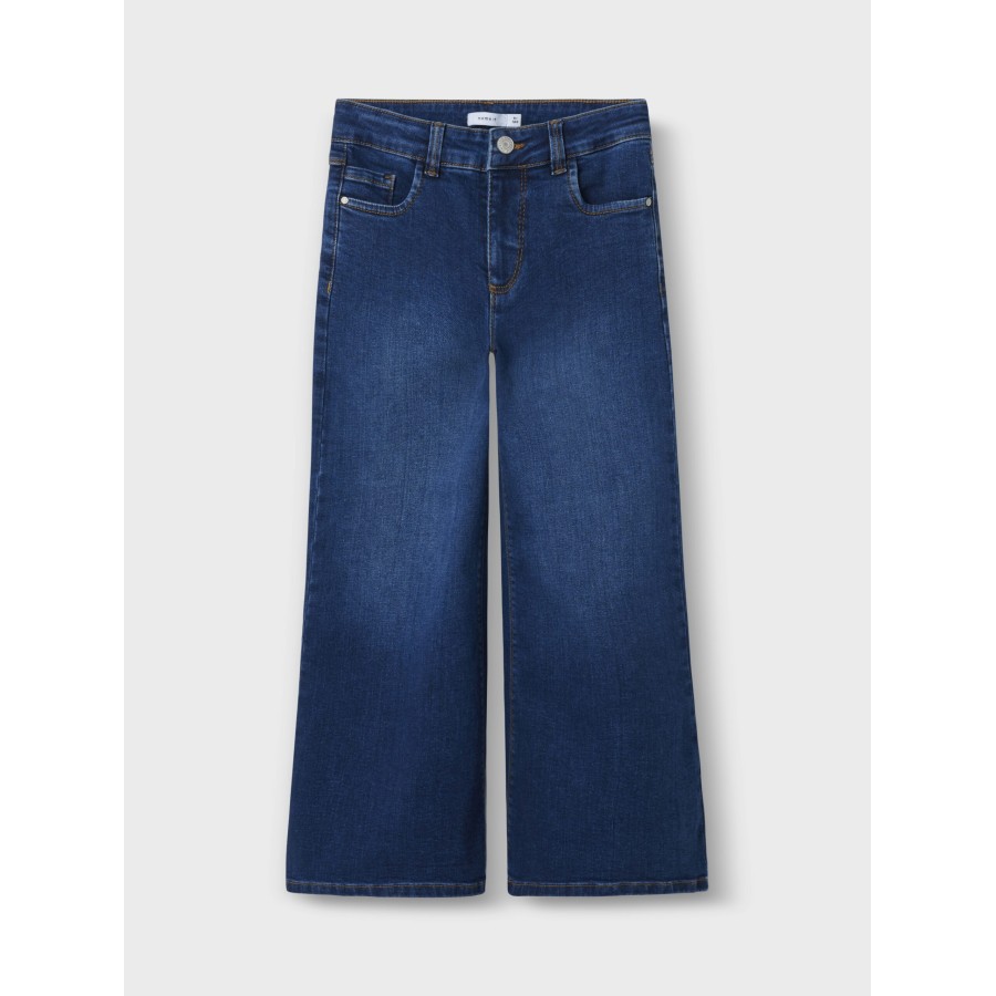 Name It - Jeans - Polly Wide - Dark Blue Denim - Billede 3
