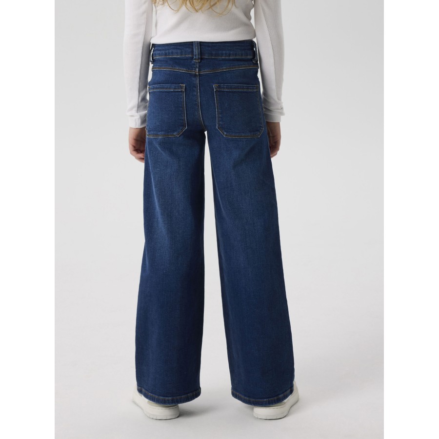 Name It - Jeans - Polly Wide - Dark Blue Denim - Billede 2
