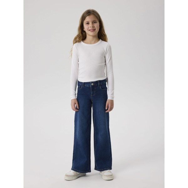 Name It - Jeans - Polly Wide - Dark Blue Denim