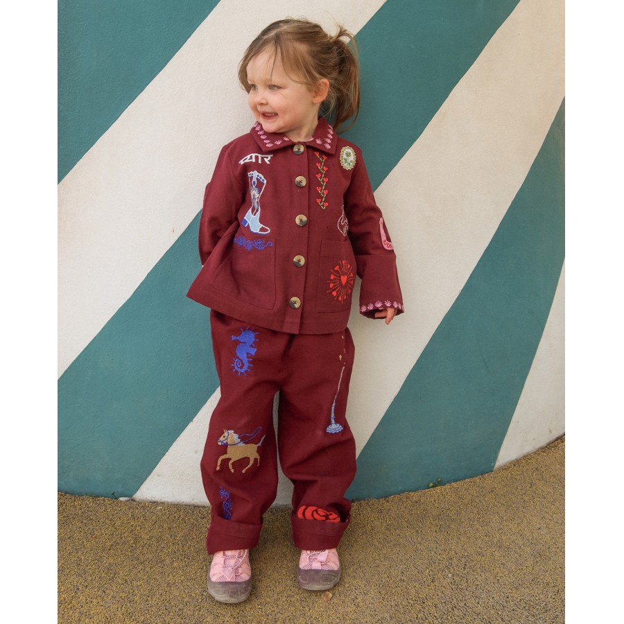 Sissel Edelbo Mini - Buks - Oda - Burgundy - Billede 5