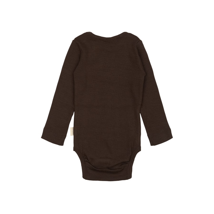 Petit Piao - Body - Rib Modal - Coffee Bean - Billede 2