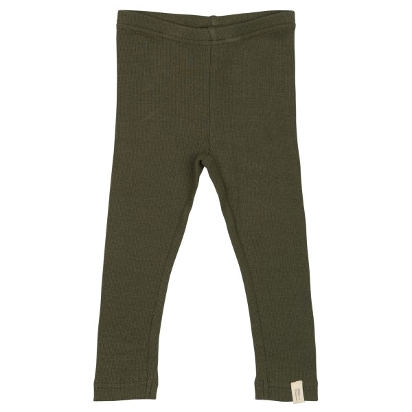 Petit Piao - Leggings - Rib Modal - Green Leaf