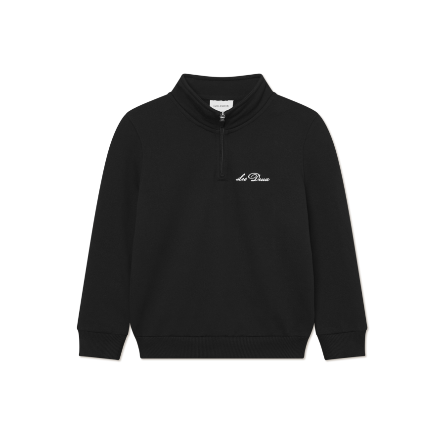 Les Deux - Sweatshirt - West Side Half-zip - Black - Billede 2