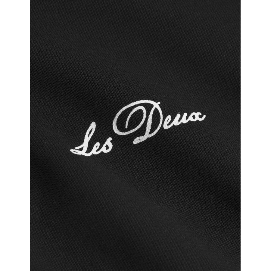 Les Deux - Sweatshirt - West Side Half-zip - Black - Billede 3