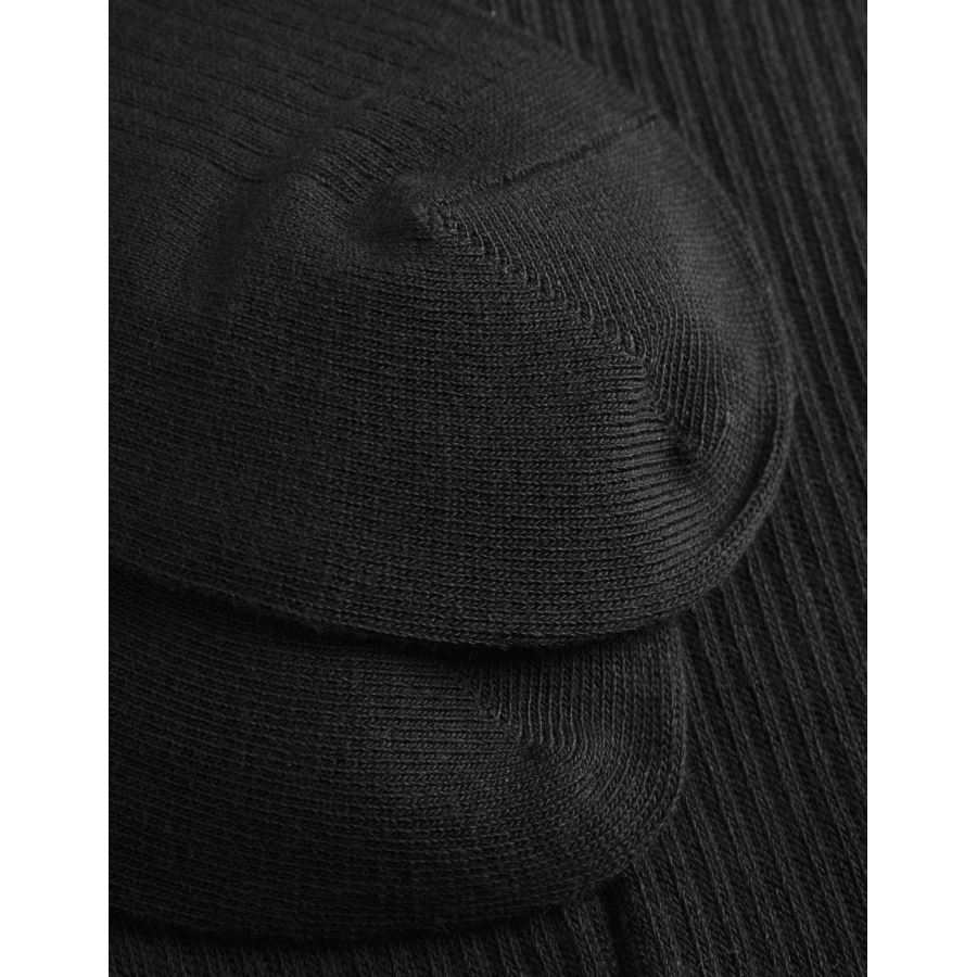 Les Deux - 2-pak Strømpe - Vertigo Rib - Black - Billede 3
