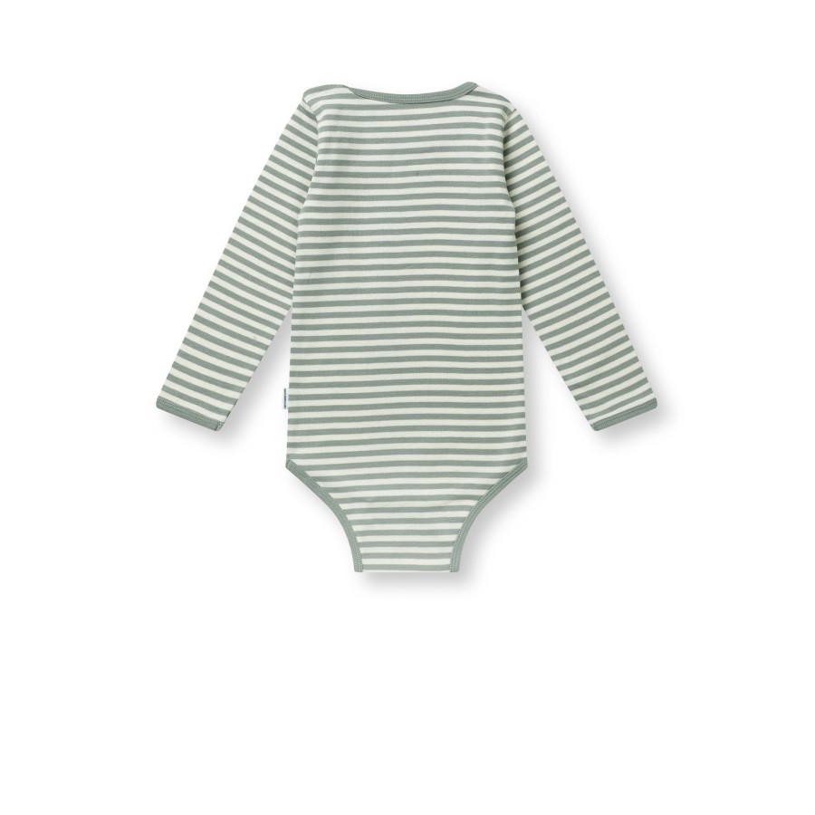 Mads Nørgaard - Body - Soft Duo Striped - Slate Gray Vanilla Ice - Billede 2
