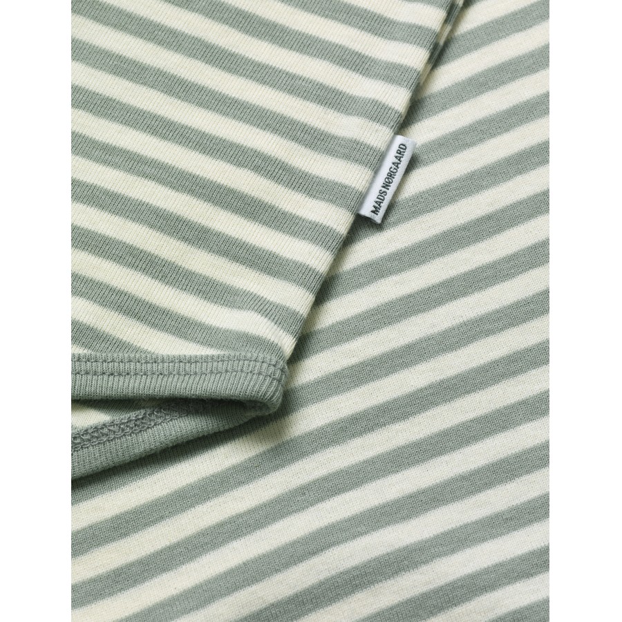 Mads Nørgaard - Body - Soft Duo Striped - Slate Gray Vanilla Ice - Billede 3