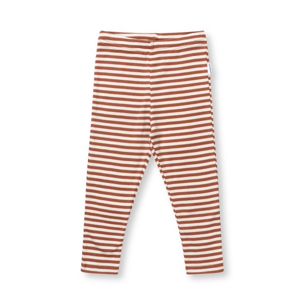 Mads Nørgaard - Leggings - Soft Duo Striped - Cedar Wood Vanilla Ice