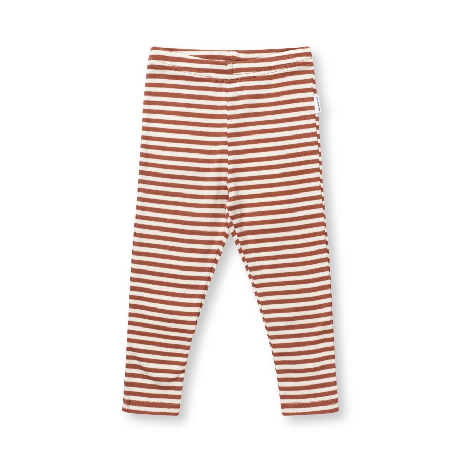 Mads Nørgaard - Leggings - Soft Duo Striped - Cedar Wood Vanilla Ice