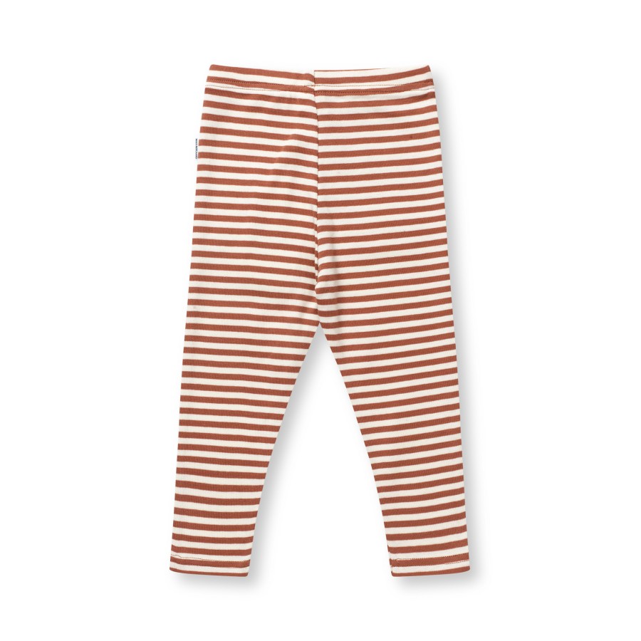 Mads Nørgaard - Leggings - Soft Duo Striped - Cedar Wood Vanilla Ice - Billede 2