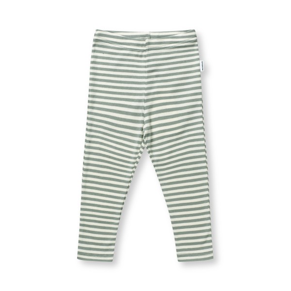 Mads Nørgaard - Leggings - Soft Duo Striped - Slate Gray Vanilla Ice