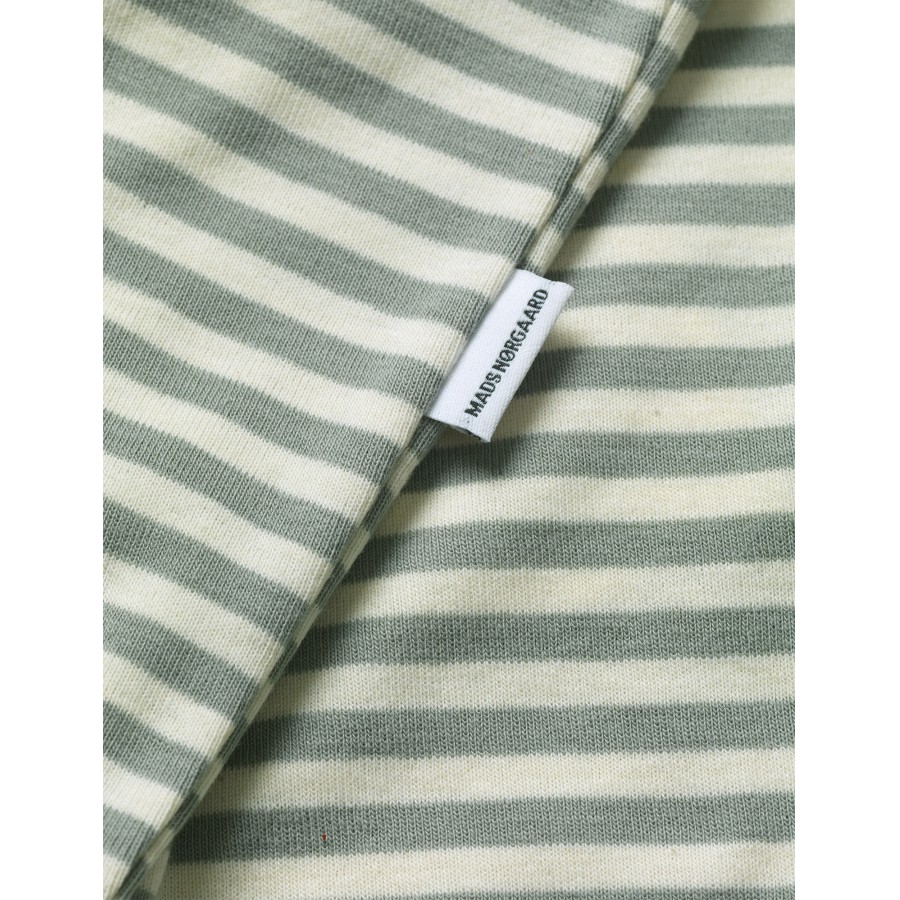 Mads Nørgaard - Leggings - Soft Duo Striped - Slate Gray Vanilla Ice - Billede 2