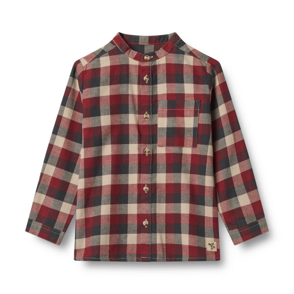 Wheat - Skjorte - Willum - Red Blue Check