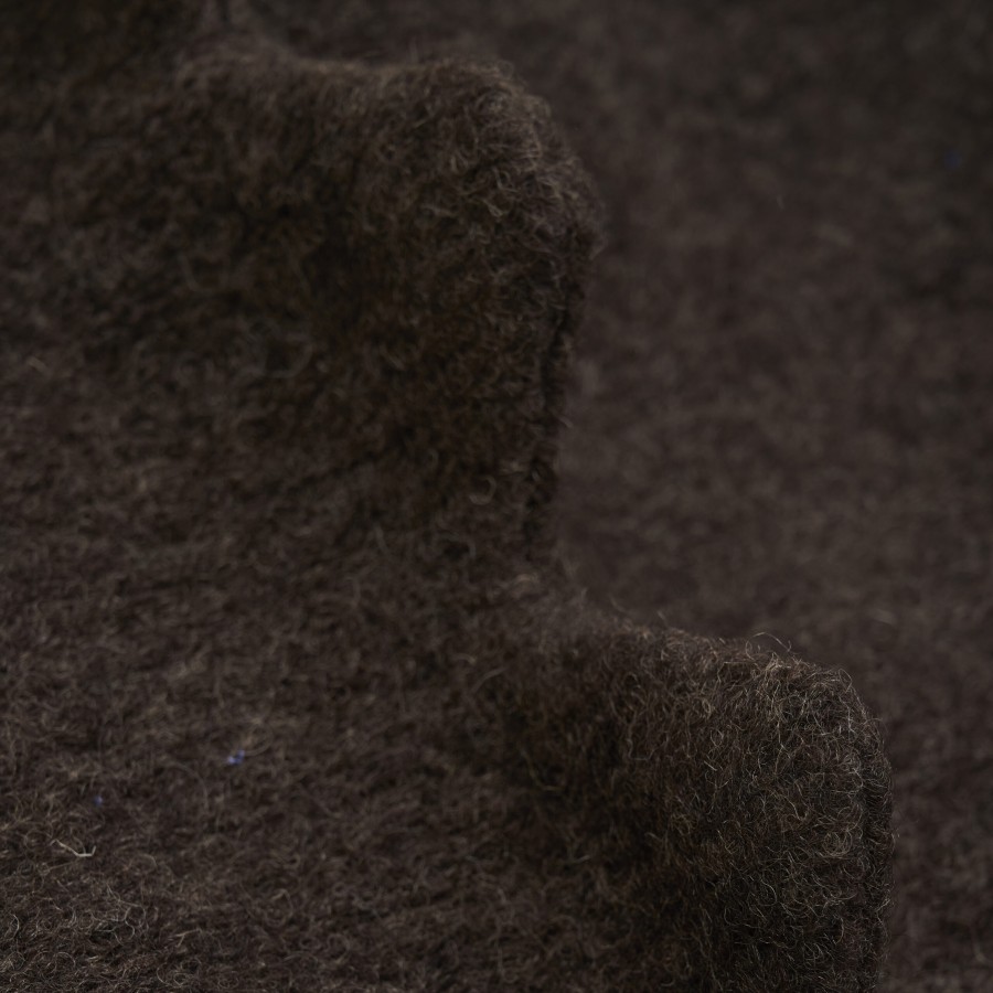 Huttelihut - Elefanthue - Uld - Dino - Dark Brown Melange - Billede 3