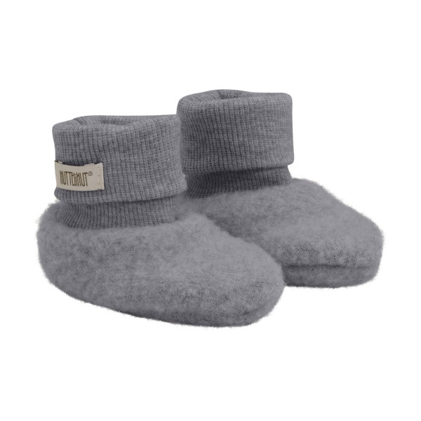 Huttelihut - Fleece Futter - Uld - Medium Grey Melange